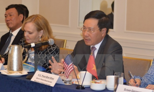 Phó Thủ tướng Phạm Bình Minh gặp các doanh nghiệp hàng đầu Mỹ
